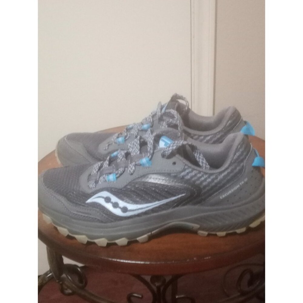 Saucony Womens Gray Excursion TR 15 S10668-20 Athletic Running Shoes Size US 7.5 - Picture 10 of 12